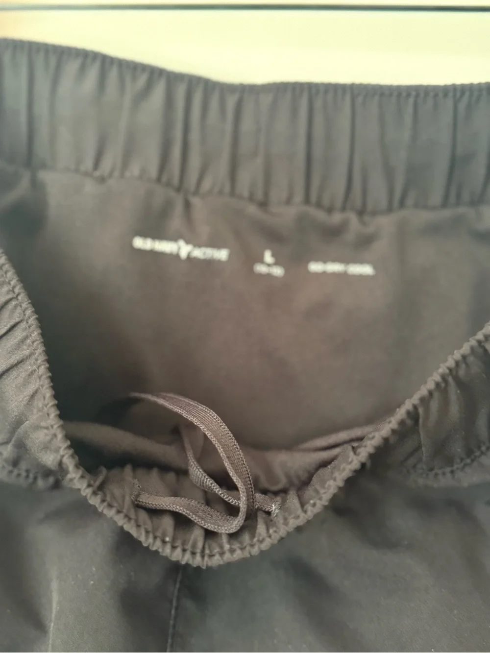 Athletic Black Girls Ruffle Trim Shorts